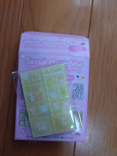 Sanrio Random Tile Sticker Marshmallow Cat Plush New | eBay