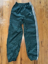 Vintage Adidas Nylon Pants Track Men s SMALL 80s Sweatpants Satin Shiny Retro