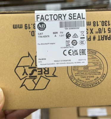 AB 1794AENTR Allen Bradley 1794-AENTR A 1.017 Flex I/O Ethernet/IP Module New