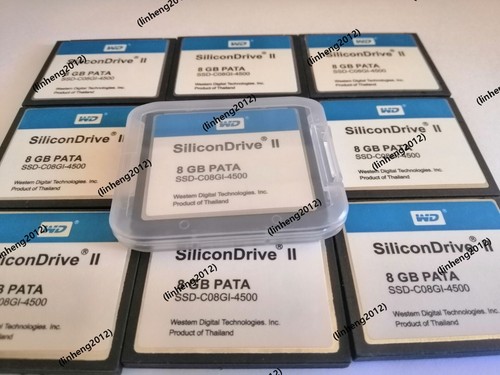 10PCS   WD   CF  SSD-C08GI-4500 SiliconDrive II CF 8GB Compact Flash PATA SSD
