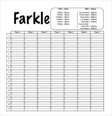 4 double sided laminated yardzee yahtzee farkle score card sheets dry erase ebay