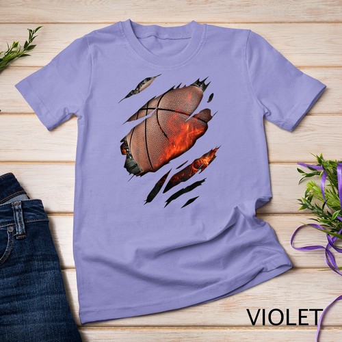 Basketball in me Design, Basketballdesign T-Shirt Unisex T-shirt - Picture 14 of 16