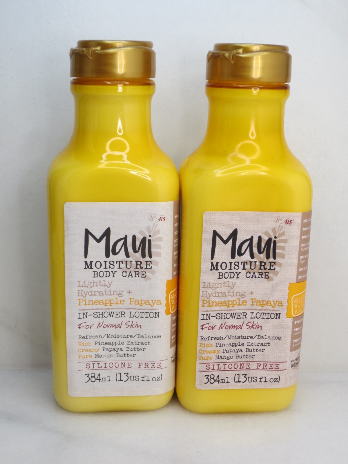 MAUI MOISTURE BODY CARE PINEAPPLE PAPAYA IN SHOWER LOTION 13 OZ NWOB
