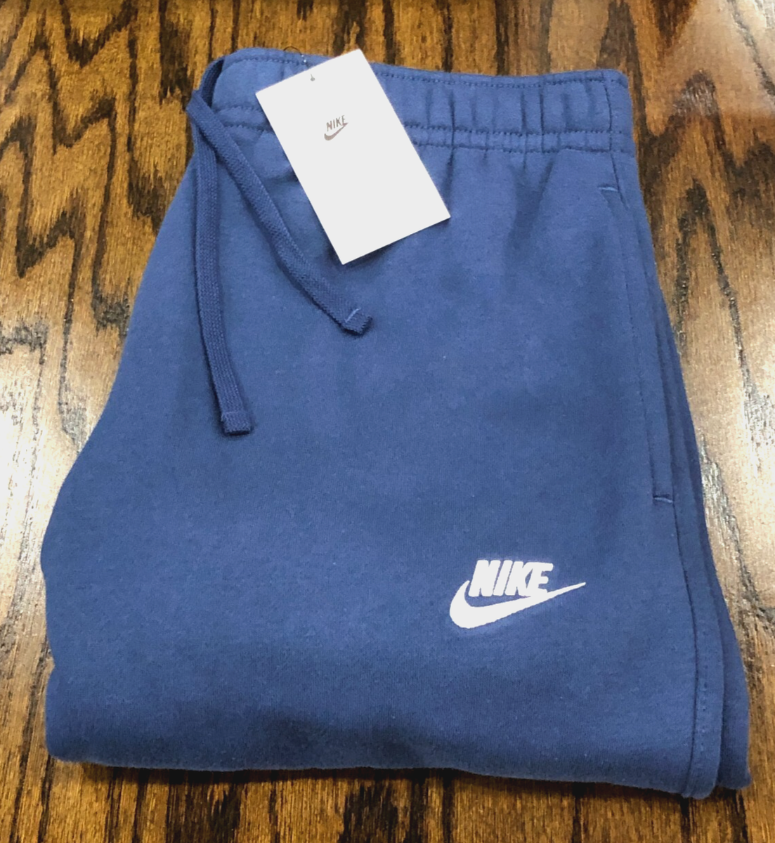 NEW* Men NIKE Essential Sportswear Club Fleece Pants Navy (BV2737