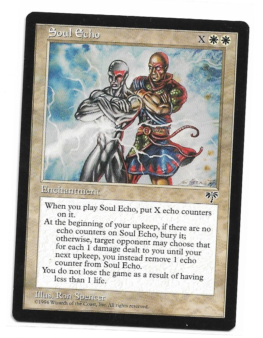 Magic the Gathering ~ MTG ~ 1x Soul Echo ~ MIRAGE ~ M/NM