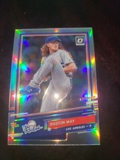 2020 Optic DUSTIN MAY The Rookies Silver Los Angeles Dodgers ~JN26