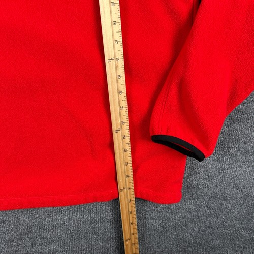 Nike Therma Fit Victory Sweater Adult Large Red 1/2 Zip Fleece Pullover DA2921 - Picture 4 of 10