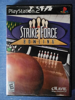 PS2: Strike Force Bowling Video Game Complete With Manual Used
