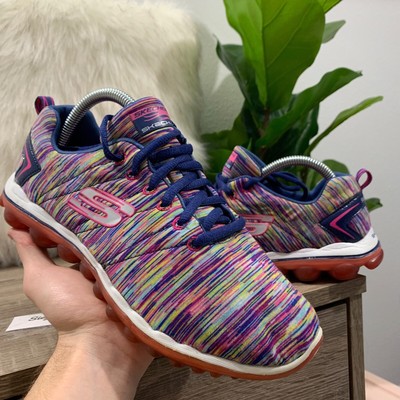 rainbow skechers memory foam