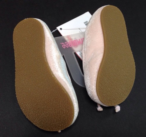 NWT Gymboree The Ballet Pink Velvet Baby Ballerina Shoes Size 03 for 6-12 Months - Picture 3 of 3