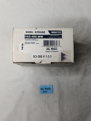 MIRCOM FHS-400-WW WALL MOUNT HORN/STROBE - White