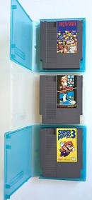 NINTENDO MARIO MAD-NES! ~ 3 GREAT GAMES ~ SUPER MARIO BROs ~ DR. MARIO ~ MARIO 3