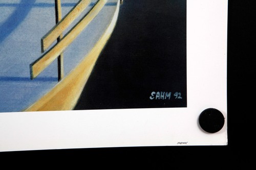 Hans-Werner Sahm - Highway - Offset Poster-1980's - by Sahm - Picture 6 of 7