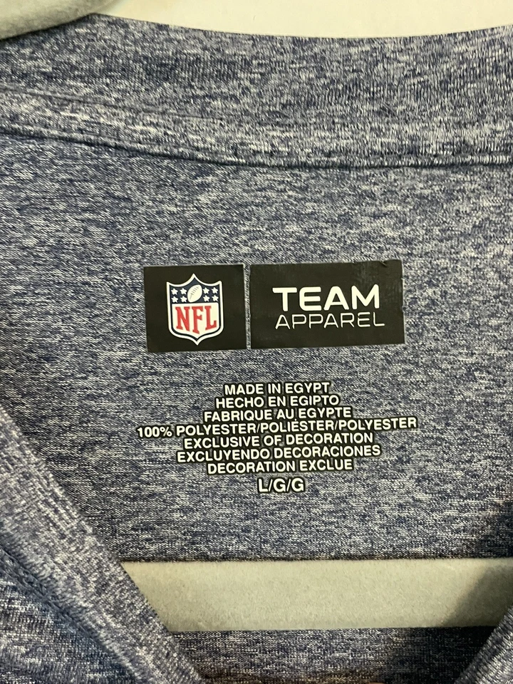 NFL Team Apparel Ring Chicago Bears Football Long Sleeve Shirt Mens Size L NWOT - Image 3 of 4