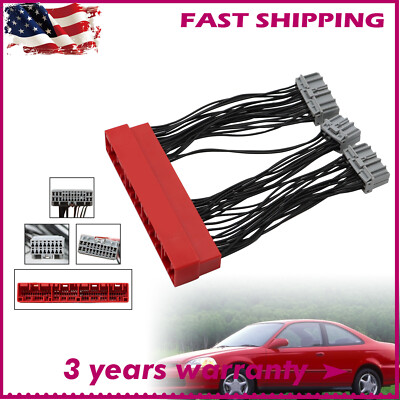 OBD2A to OBD1 ECU Conversion Harness Adapter Jumper For 1996-98 Honda Civic 1.6L