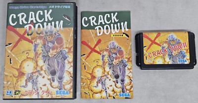 Crack Down Sega Mega Drive JAP