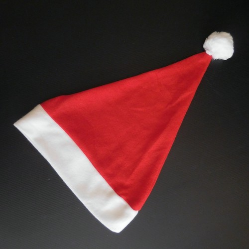 Gorro Padre Noël Tela Algodón Fieltro Poliéster Fiesta Vintage Talla Adulto - Imagen 10 de 12