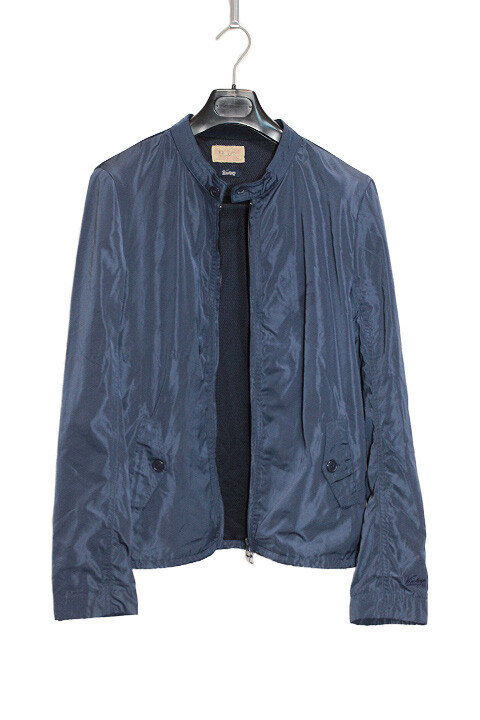 Vintage 55 Men's Jipped Knit Jacket Blouson size L Navy blue
