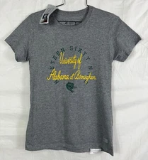 UAB BIRMINGHAM BLAZERS NCAA WOMENS LADIES GRAY T-SHIRT S M L XL FREE SHIPPING