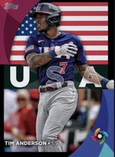 [DIGITAL] Topps Bunt Tim Anderson On the Map 23 S1 Black World Classic Stars