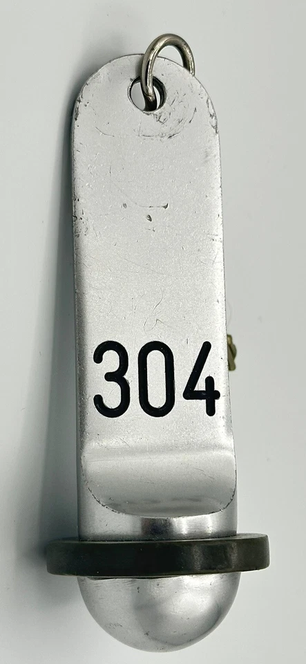 Llavero grueso para habitación de hotel Hotel Geisler 5 Colonia 90 Alemania #304 con parachoques Foto 4 de 4