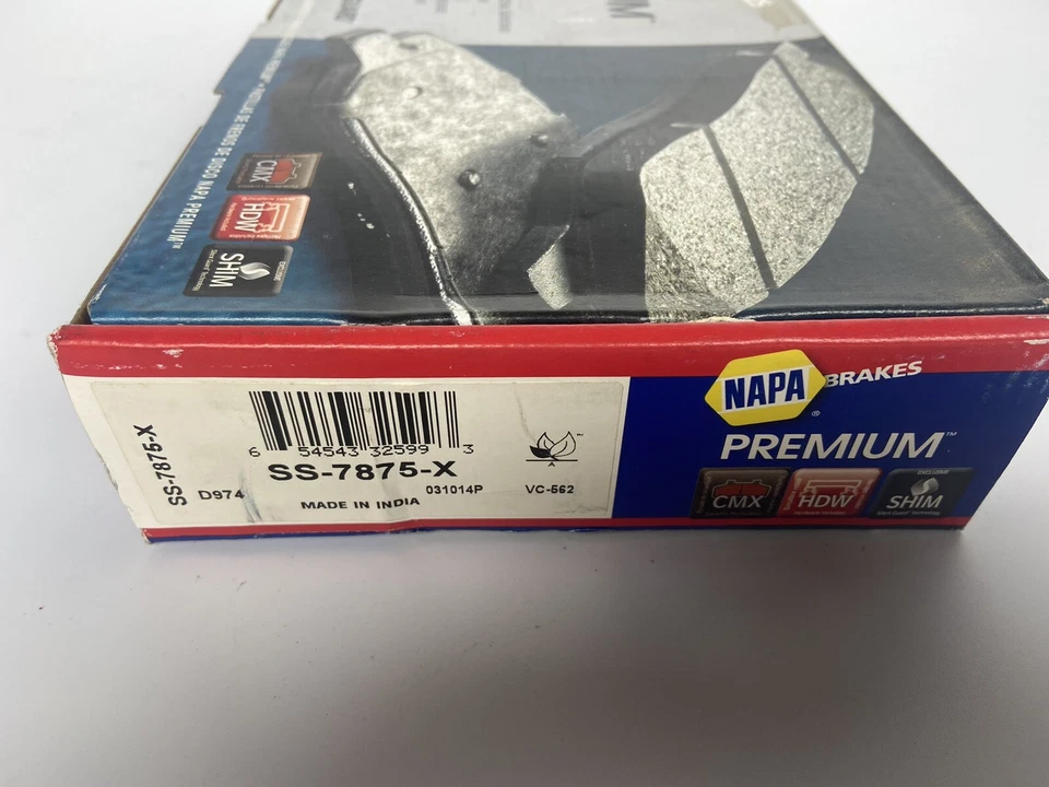 SS-7875-X Rear Ceramic Disc Brake Pads For Chevrolet Express 3500 2500 GMC (OR1) - Image 3 of 3