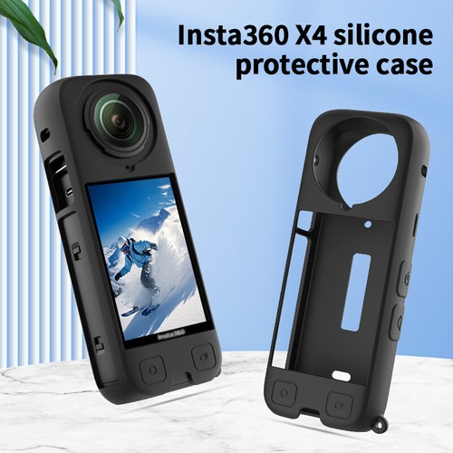 Adaptador de micrófono de película protectora de silicona para tapa de lente Insta360 X4 - Imagen 5 de 35