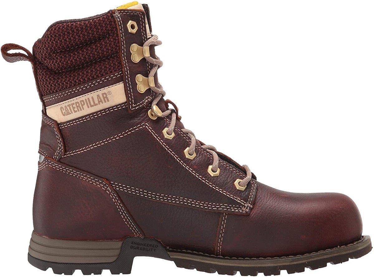 Botas De Seguridad Caterpillar Tess Steel - Gris Oscuro, Mujer