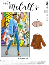 McCall's R10449 #GinaMcCalls Faux Fur Jackets 3 Lengths Sz 8-22 Pattern M8049