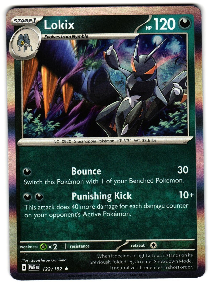 LOKIX 122/182 PARADOX RIFT POKEMON TCG | eBay