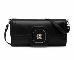 longchamp leather clutch