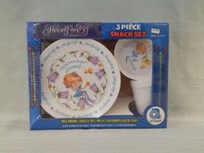 Vintage 1983 Herself the Elf 3 Piece Snack Set - Melamine , NEW NOS Sealed Rare