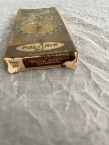 Vtg Silva Polaris Compass Type 7 Liquid Filled Sweden in Box Type 342 w instruct - Picture 3 of 6