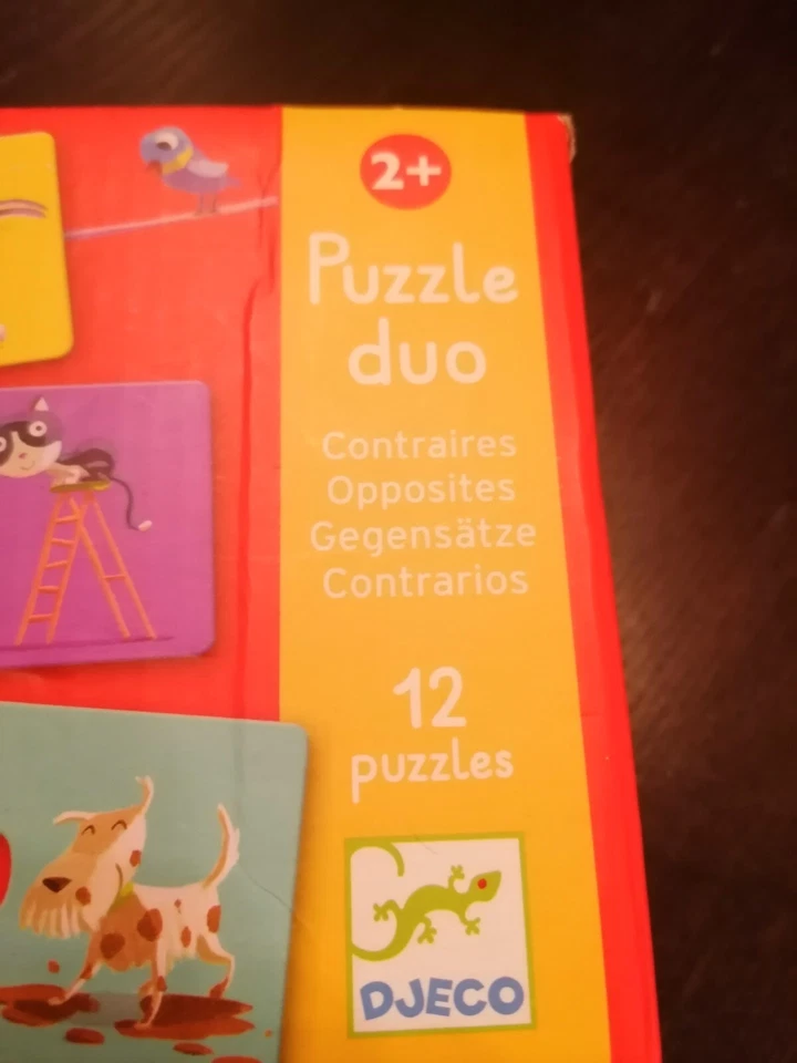 Puzzle Duo Djeco Opposti Contrari Contraires - Immagine 2 di 4