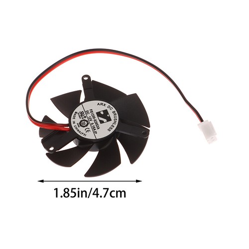 Graphics Video Card Cooling Fan For HP R7 430 FD5010U12S 12V 47MM 39*39*39MM - Afbeelding 2 van 9