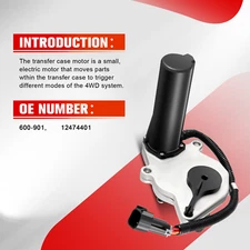 Transfer Case Shift Motor Actuator For Chevrolet GMC 1998-2005 600-901 12474401
