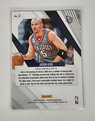 2023-24 Panini Jason Kidd | eBay Phoenix #2 - for sale Basketball