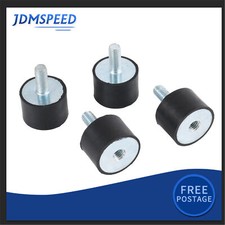 4Pcs Male Female Anti Vibration Rubber Mount Car Bobbin Isolator Damper 30x20 M8
