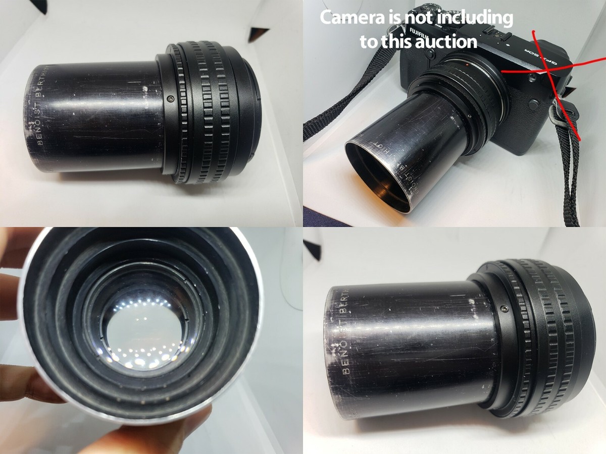 BENOIST BERTHIOT SUPER CINESTAR 35.3.MC F=85 F/1.8 Made in FRANCE