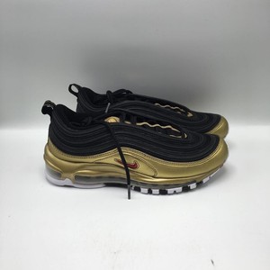 nike mens shoes black and gold
