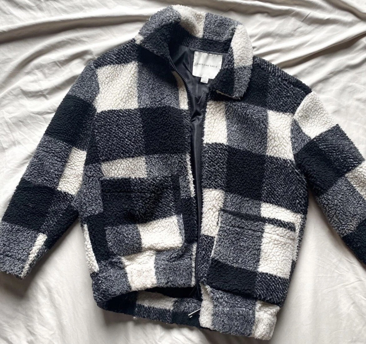 Teddy bear jacket american 2024 eagle