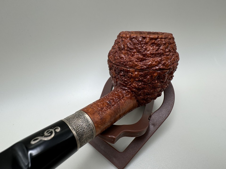 UNSMOKED DON CARLOS “PIPE CLUB OF LONDON” RUSTICATED ESTATE PIPE W