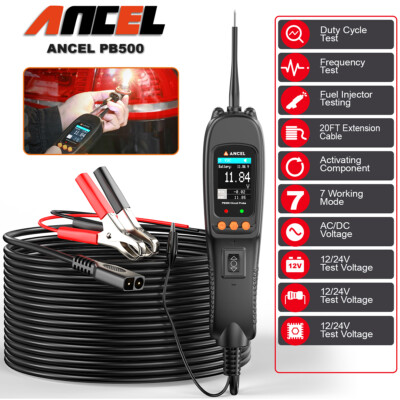 Power Circuit Probe Kit Tester Tool AC/DC Voltage Resistance Signal Frequency