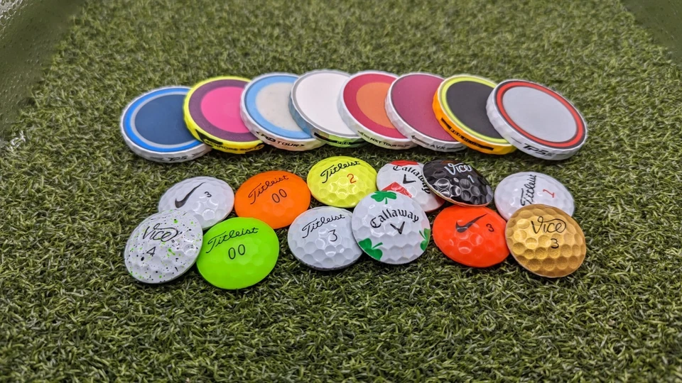 Marcador de pelota de golf de sección transversal Callaway Truvis - Tréboles Foto 4 de 4