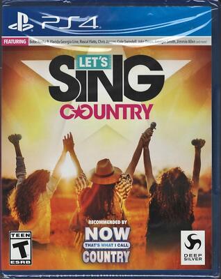 Let''s Sing Country PS4 (Brand New Factory Sealed US Version) PlayStation 4,Play