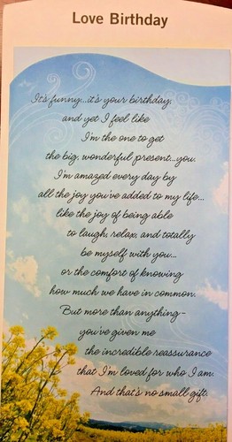 WOMAN I LOVE BIRTHDAY Cards, Wife Girlfriend 16 Choices HALLMARK 38 - Picture 31 of 46