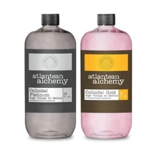 Colloidal Gold & Platinum 60PPM 16oz Bundle