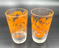 Vintage Davy Crockett Glasses - Set Of Two