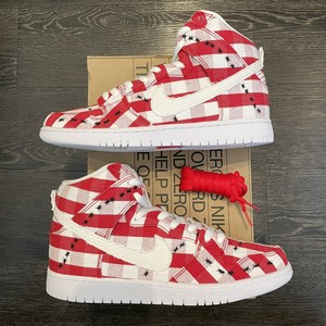 Nike SB Dunk Alto Picnic tamaño 10 Ds Nuevo, cordones extra, caja de  sustitución-hormigas | eBay