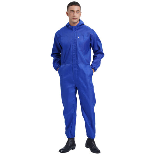 Herren Arbeitsoverall Einteiler Mechaniker Arbeitskleidung Overall Latzhose Anzug - Bild 29 von 109